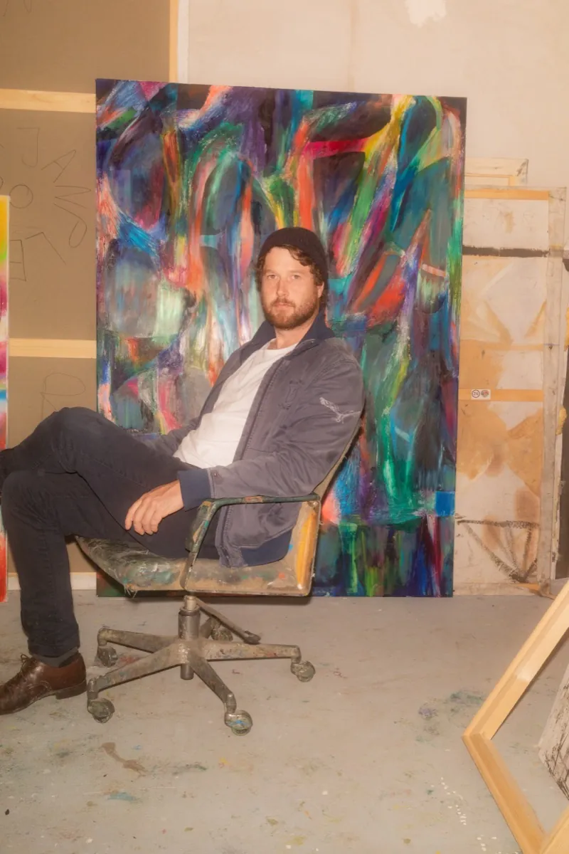 Jan Pleitner im Atelier