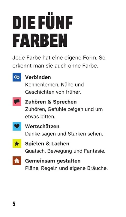 Die fünf Farben
